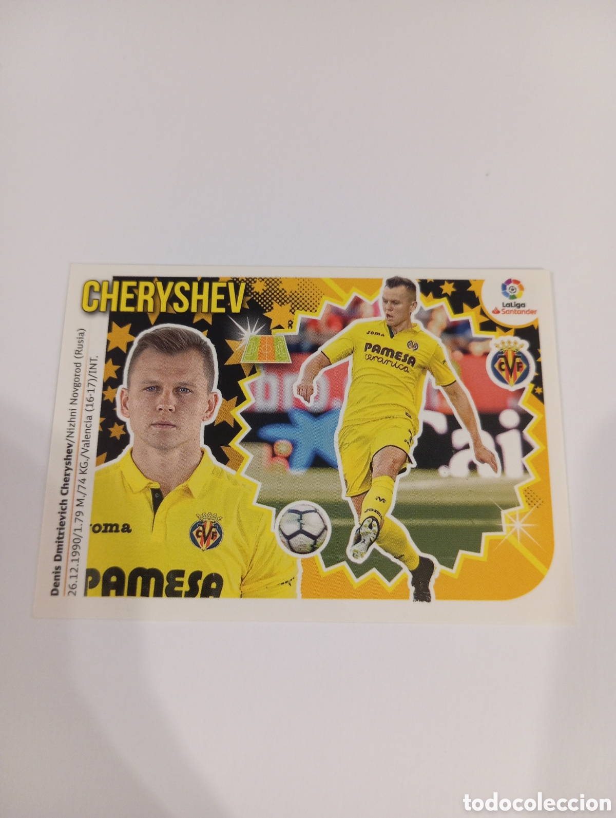 Cromos de Futebol: Cheryshev 13 A Villarreal liga este 18-19 panini 2018 2019