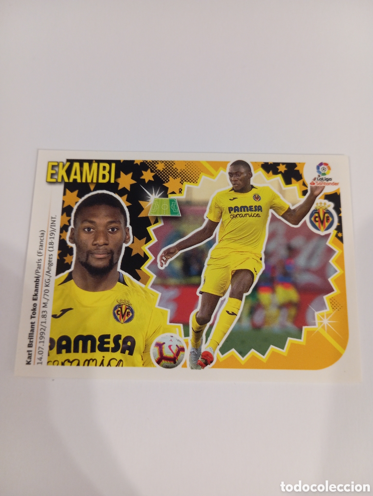 Cromos de Futebol: Ekambi 16 Villarreal liga este 18-19 panini 2018 2019