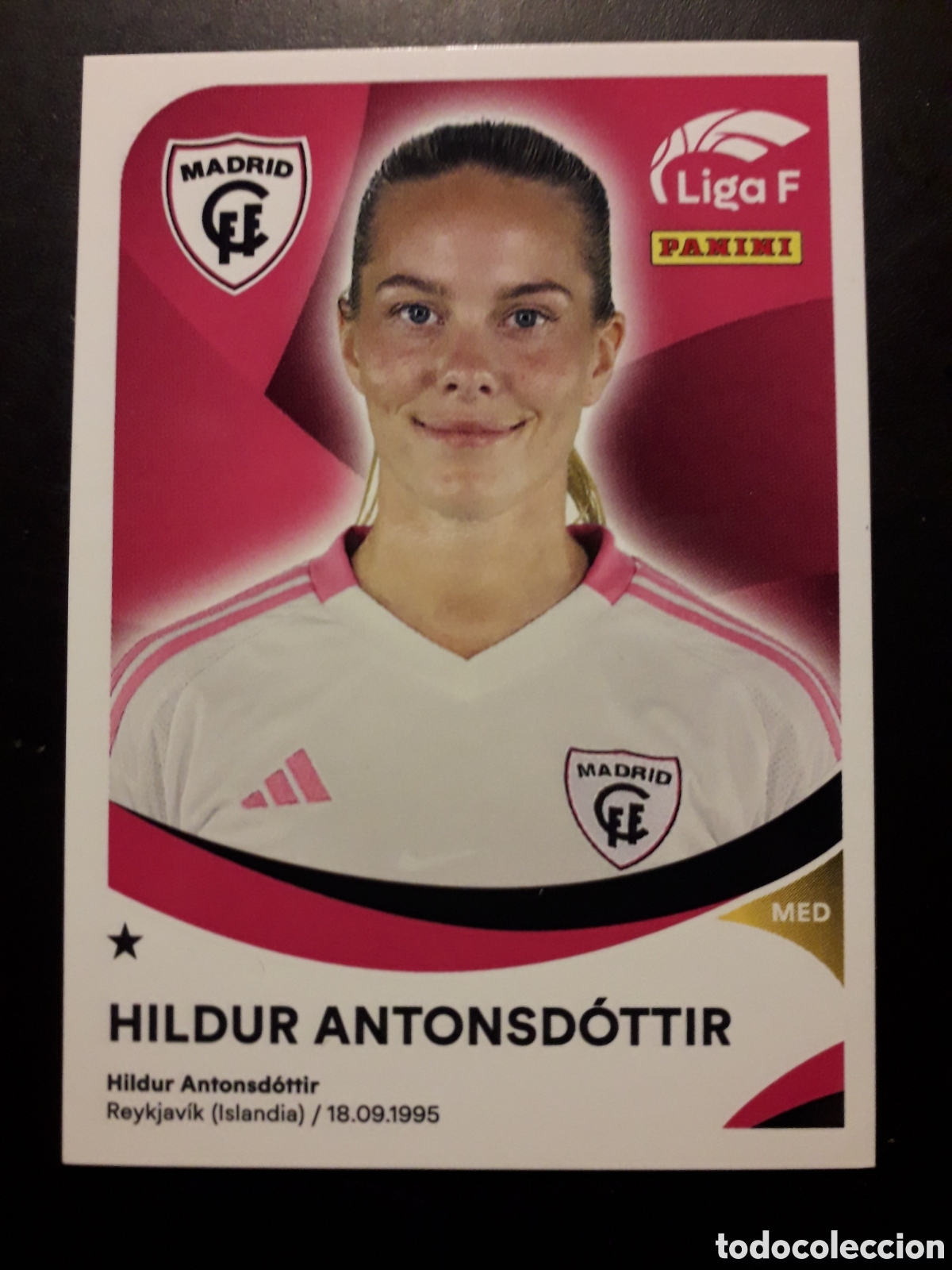 Cromos de f&uacute;tbol: HILDUR ANTONSD&Oacute;TIR MADRID CFF N&deg; 233 LIGA F FEMENINA 2024 2025 24 25 PANINI PEDIDO M&Iacute;NIMO 3&euro;