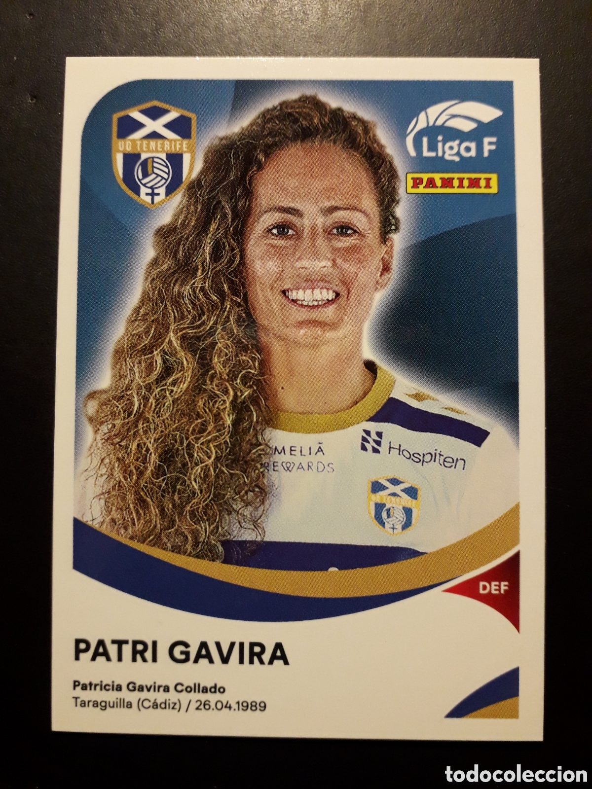 Cromos de f&uacute;tbol: PATRI GAVIRA UD TENERIFE N&deg; 90 LIGA F FEMENINA 2024 2025 24 25 PANINI PEDIDO M&Iacute;NIMO 3&euro;