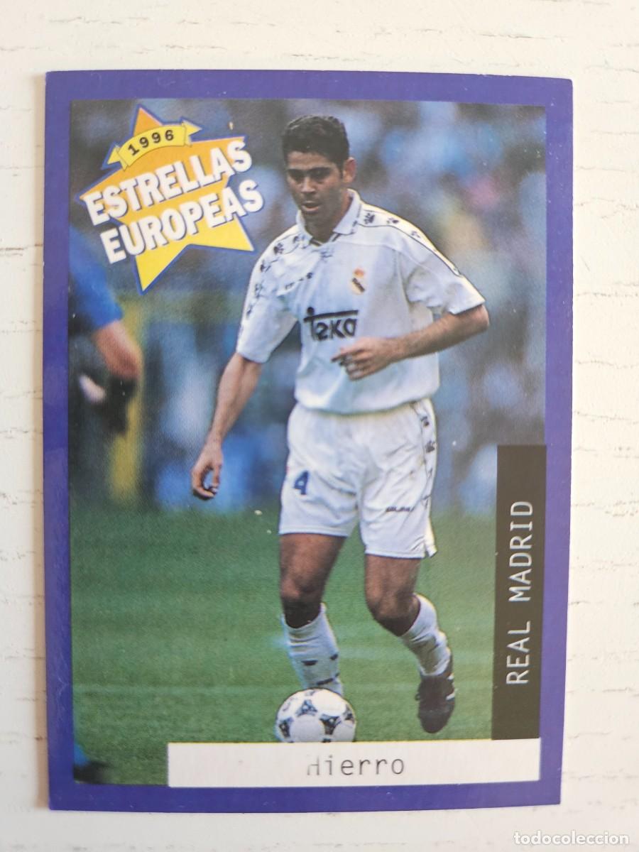 Cromos de Futebol: ESTRELLAS EUROPEAS 96 Panini 2 Hierro Real Madrid