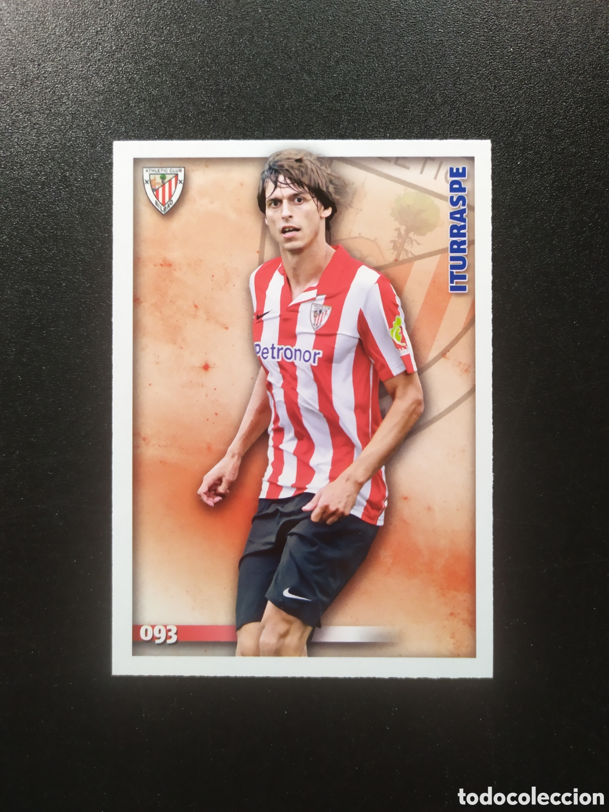 Cromos de f&uacute;tbol: Mundicromo fichas Liga 2014 2015 14 15 Iturraspe n&deg; 93 Athletic Bilbao