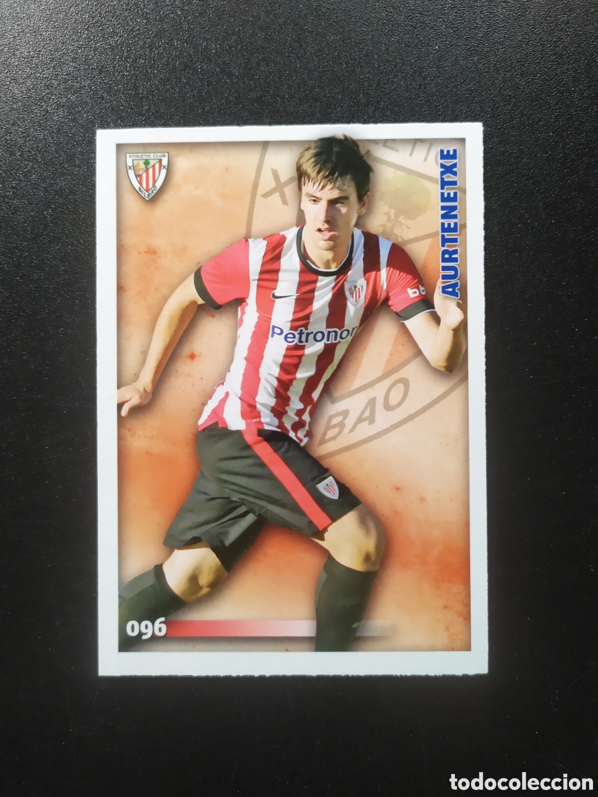 Cromos de f&uacute;tbol: Mundicromo fichas Liga 2014 2015 14 15 Aurtenetxe n&deg; 96 Athletic Bilbao