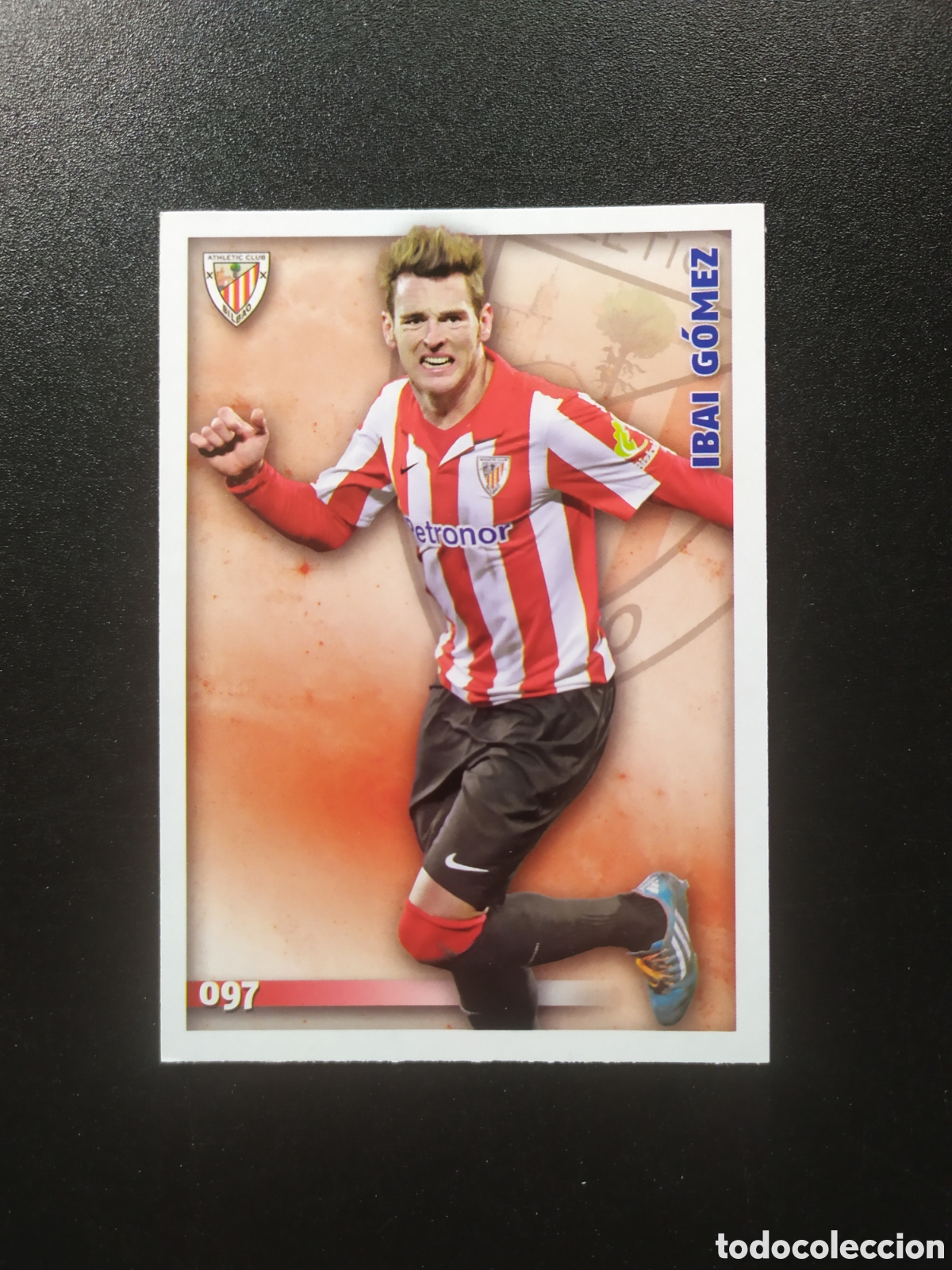 Figurine di Calcio: Mundicromo fichas Liga 2014 2015 14 15 Ibai G&oacute;mez n&deg; 97 Athletic Bilbao
