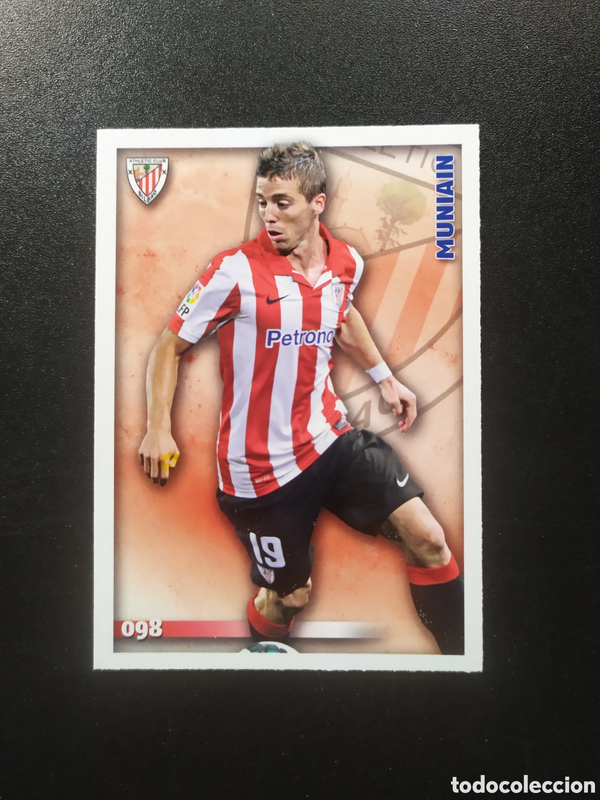 Cromos de f&uacute;tbol: Mundicromo fichas Liga 2014 2015 14 15 Muniain n&deg; 98 Athletic Bilbao