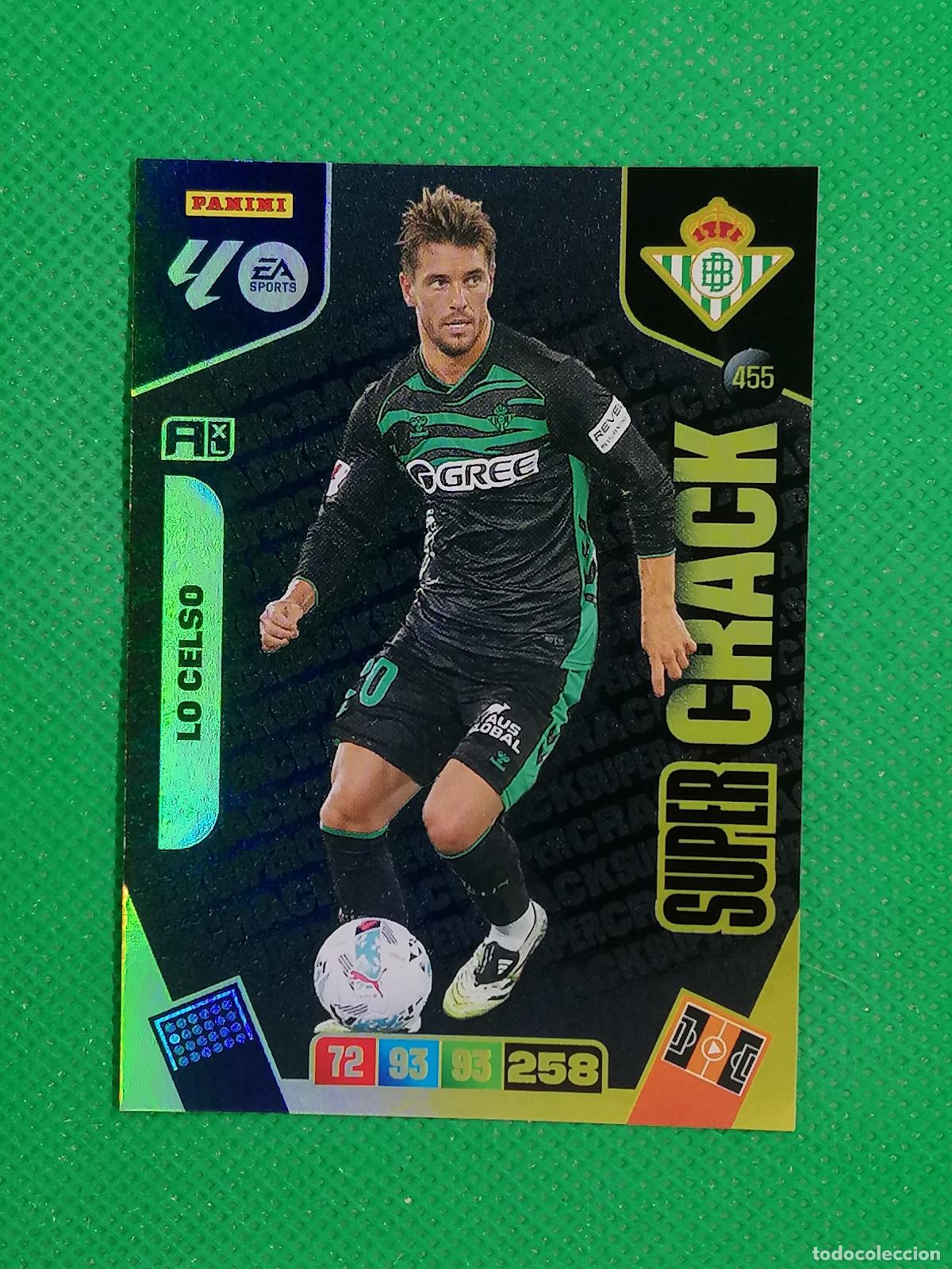 Cromos de F&uacute;tbol: 455 LO CELSO BETIS SUPERCRACK SUPER CRACK ⚽ LIGA ADRENALYN XL 2025 2026 25 26 ⚽