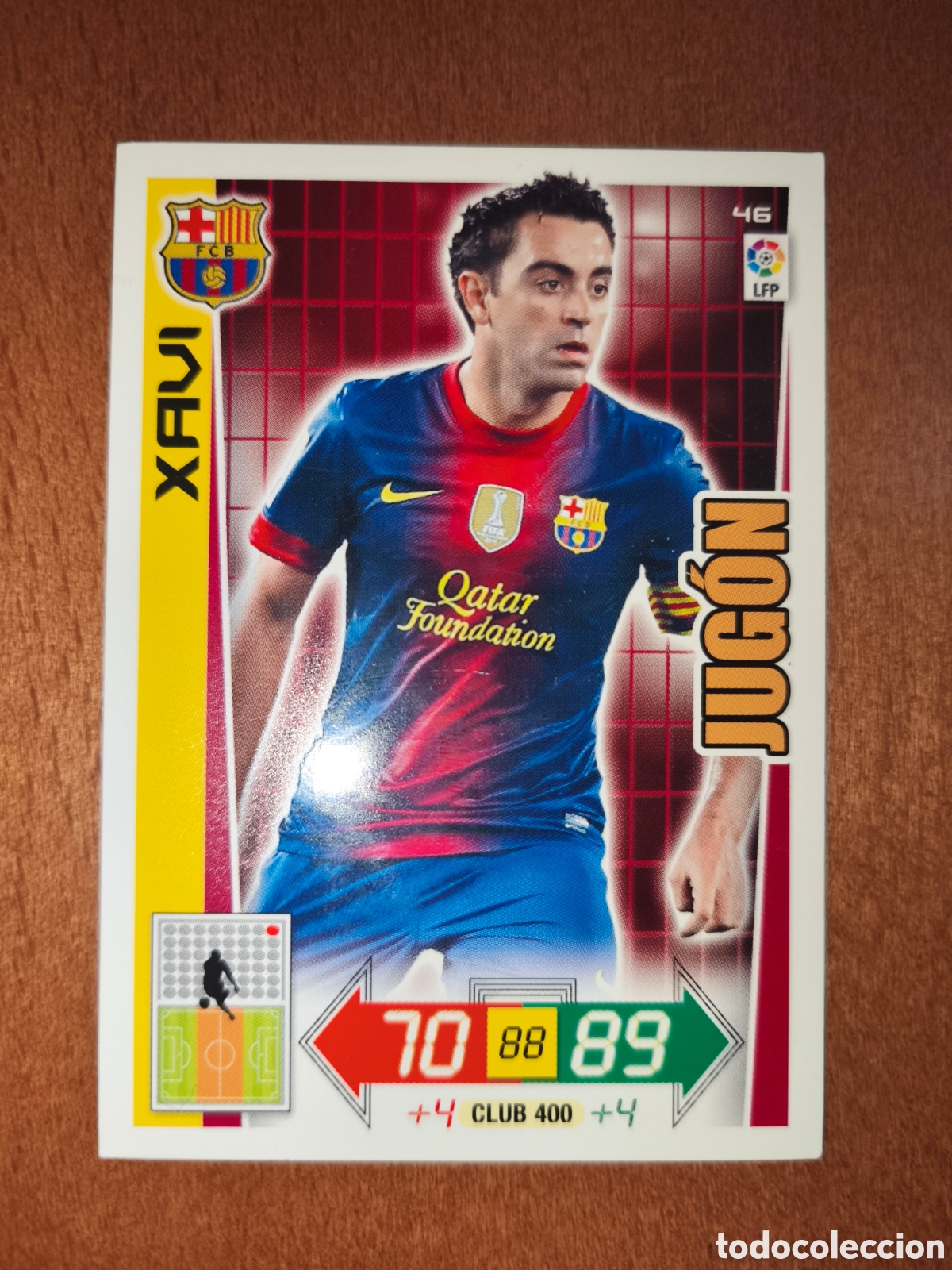 Figurine di Calcio: Xavi Jug&oacute;n n&deg;46 Adrenalyn XL 12/13 Barcelona