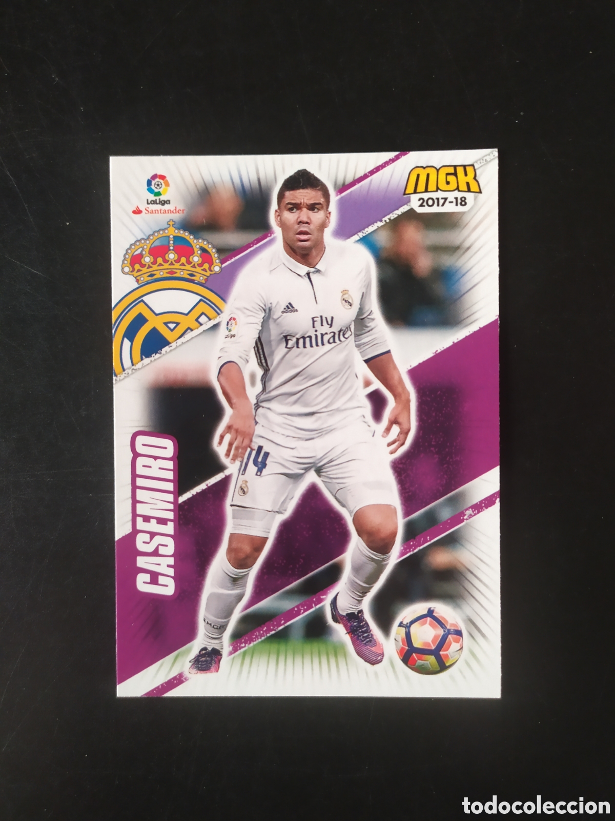Cromos de f&uacute;tbol: Megacracks 2017 2018 17 18 panini Casemiro n&deg; 387 Real Madrid