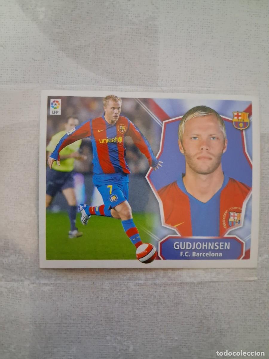 Fu&szlig;ball-Sticker: Ediciones Este Liga 2008 2009 08 09 Sin Pegar FC Barcelona Gudjohnsen