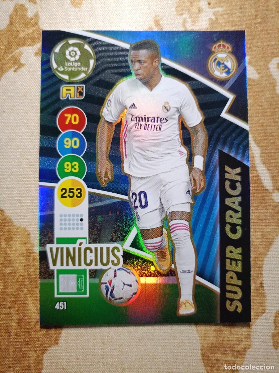 Cromos de F&uacute;tbol: # S&uacute;per Crack 451 VINICIUS Adrenalyn 2020-21