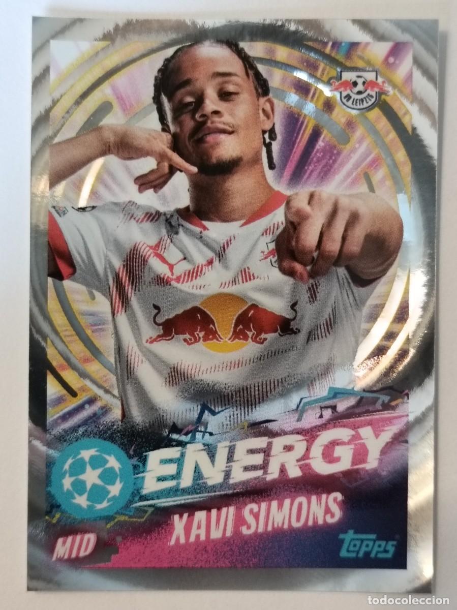 Figurine di Calcio: #527 XAVI SIMONS R.B. LEIPZIG STICKERS UEFA CHAMPIONS LEAGUE 2024/2025 TOPPS