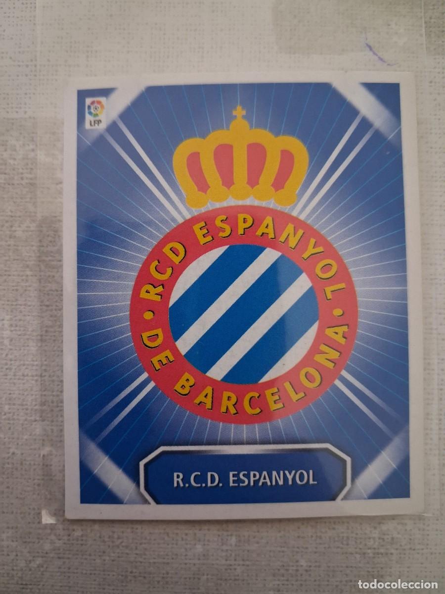 Figurine di Calcio: Ediciones Este Liga 2008 2009 08 09 Sin Pegar RCD Espanyol Escudo