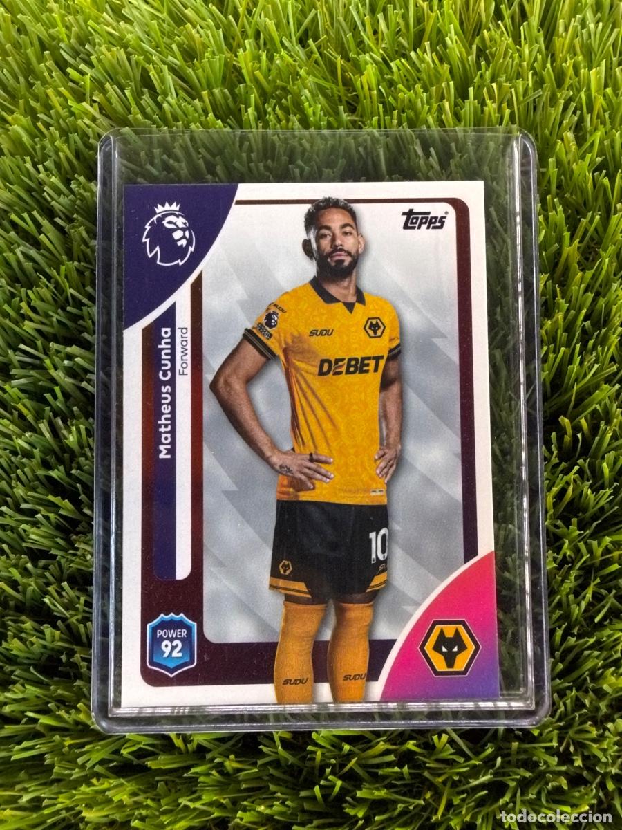Fu&szlig;ball-Sticker: N&ordm; 303 Matheus Cunha Wolves Topps Premier League 25 26