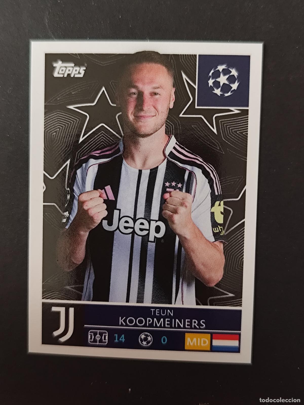 Cartes &agrave; collectionner de Football: 248 TEUN KOOPMEINERS JUVENTUS STICKER CHAMPIONS LEAGUE 2025 2026 25 26 TOPPS