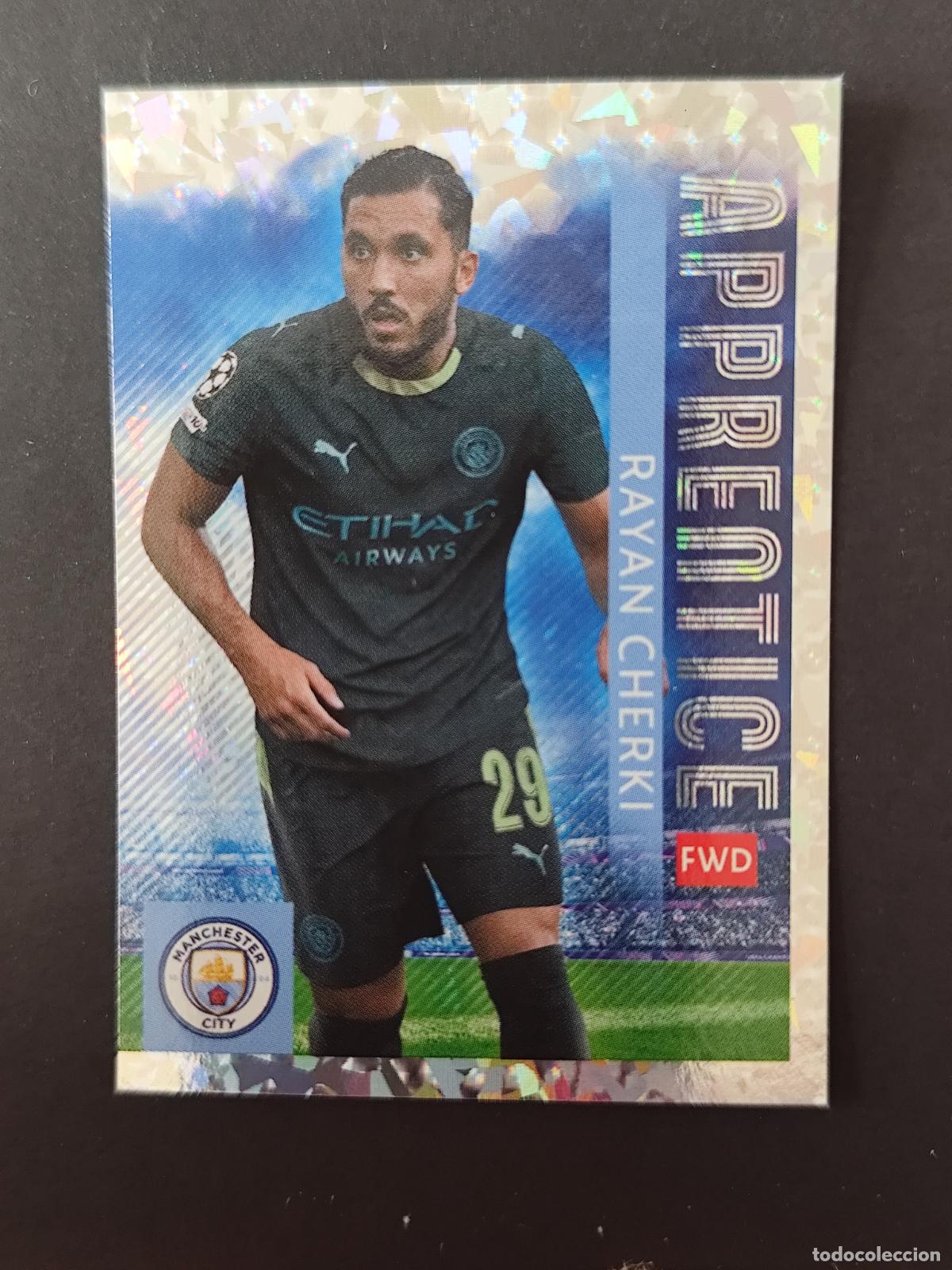 Cromos de Futebol: 305 RAYAN CHERKI MANCHESTER CITY APPRENTICE STICKER CHAMPIONS LEAGUE 2025 2026 25 26 TOPPS