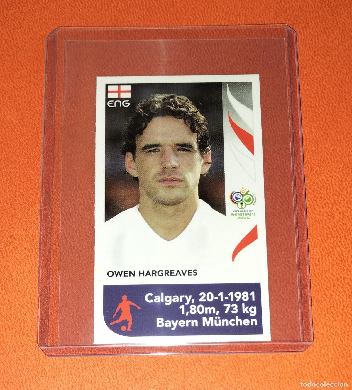 Figurine di Calcio: OWEN HARGREAVES INGLATERRA EXTRA STICKER MUNDIAL DE FUTBOL 2006 GERMANY 06 FIFA WORLD CUP PANINI