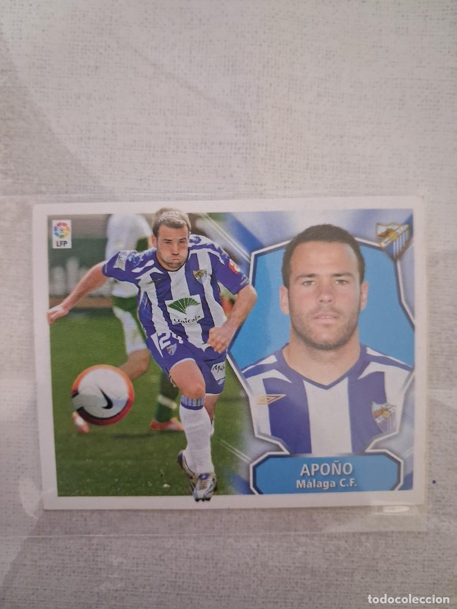 Fu&szlig;ball-Sticker: Ediciones Este Liga 2008 2009 08 09 Sin Pegar Malaga CF Apo&ntilde;o