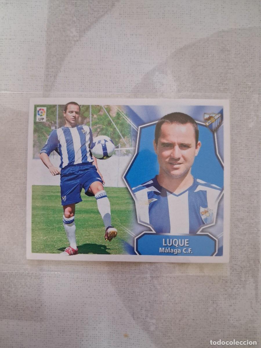 Cromos de Futebol: Ediciones Este Liga 2008 2009 08 09 Sin Pegar Malaga CF Luque Coloca