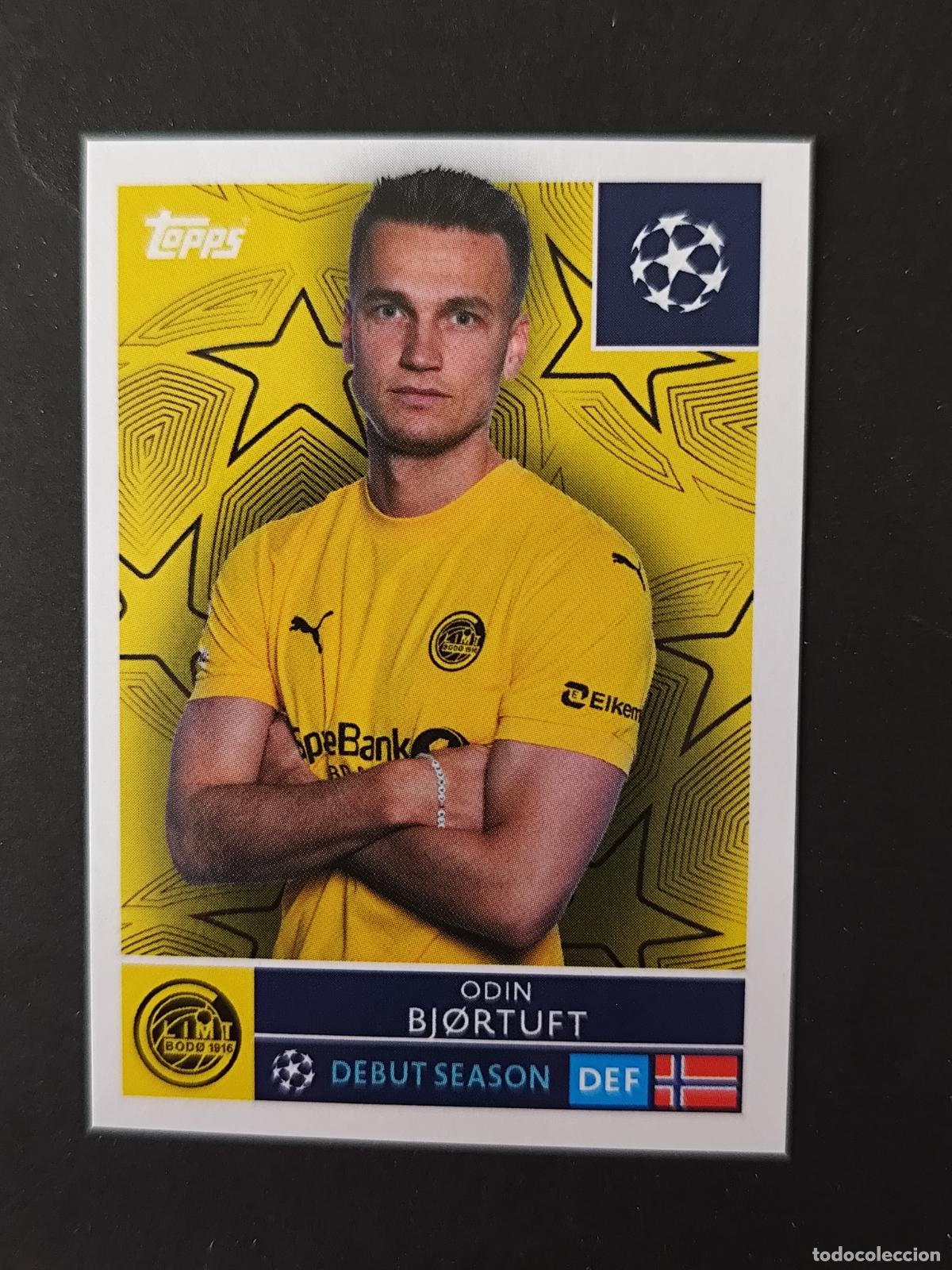 Cromos de Futebol: 521 ODIN BJORTUFT BOD&Oslash; GLIMT STICKER CHAMPIONS LEAGUE 2025 2026 25 26 TOPPS