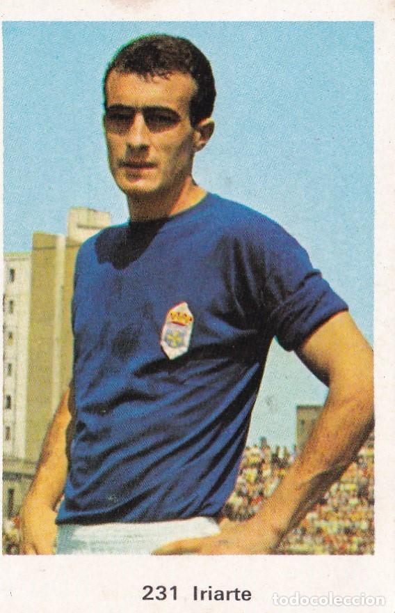 Figurine di Calcio: CROMO 231 IRIARTE, REAL OVIEDO, LIGA 1972-1973 ED, RRUIZ ROMERO SIN PEGAR