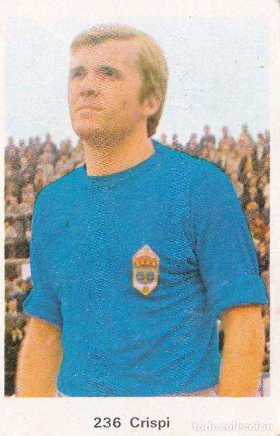 Fu&szlig;ball-Sticker: CROMO 236 CRISPI, REAL OVIEDO, LIGA 1972-1973 ED, RRUIZ ROMERO SIN PEGAR
