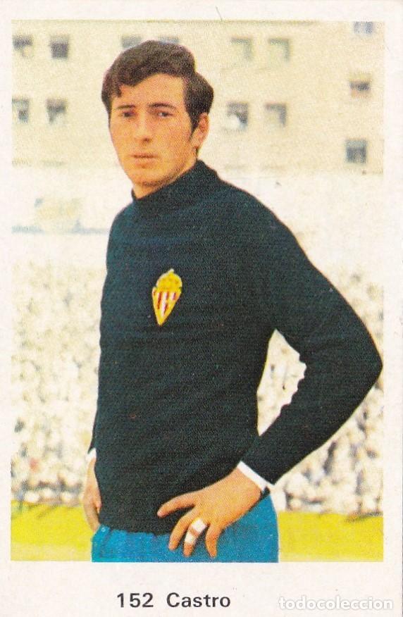 Figurine di Calcio: CROMO 152 CASTRO, R. GIJON, LIGA 1972-1973 ED, RRUIZ ROMERO SIN PEGAR