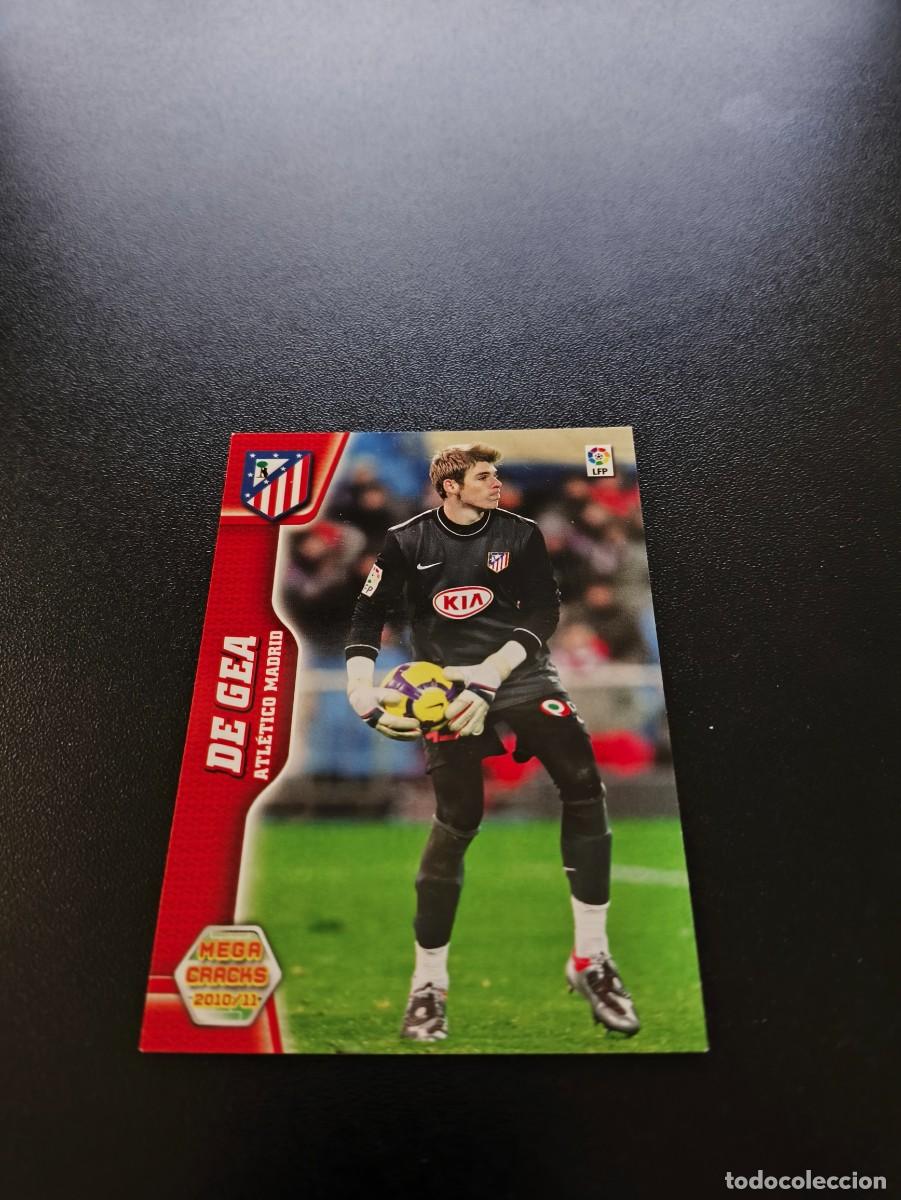 Cromos de f&uacute;tbol: 38 DE GEA ATLETICO DE MADRID MEGACRACKS PANINI ALBUM LIGA 2010 2011 10 11 NO ESTE