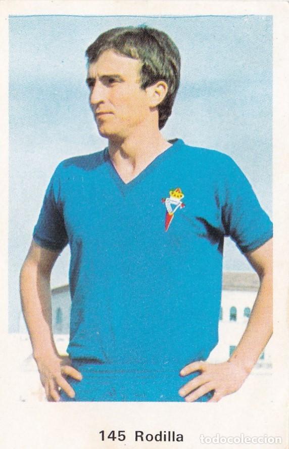 Fu&szlig;ball-Sticker: CROMO 145 RODILLA, REAL CELTA, LIGA 1972-1973 ED, RRUIZ ROMERO SIN PEGAR