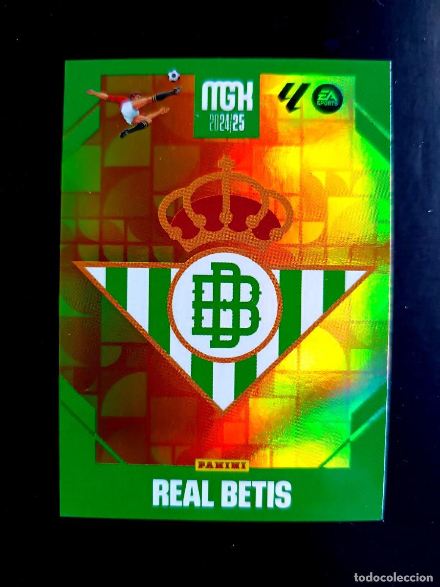 Cromos de F&uacute;tbol: 91 ESCUDO REAL BETIS B. - MEGACRACKS 2024 2025