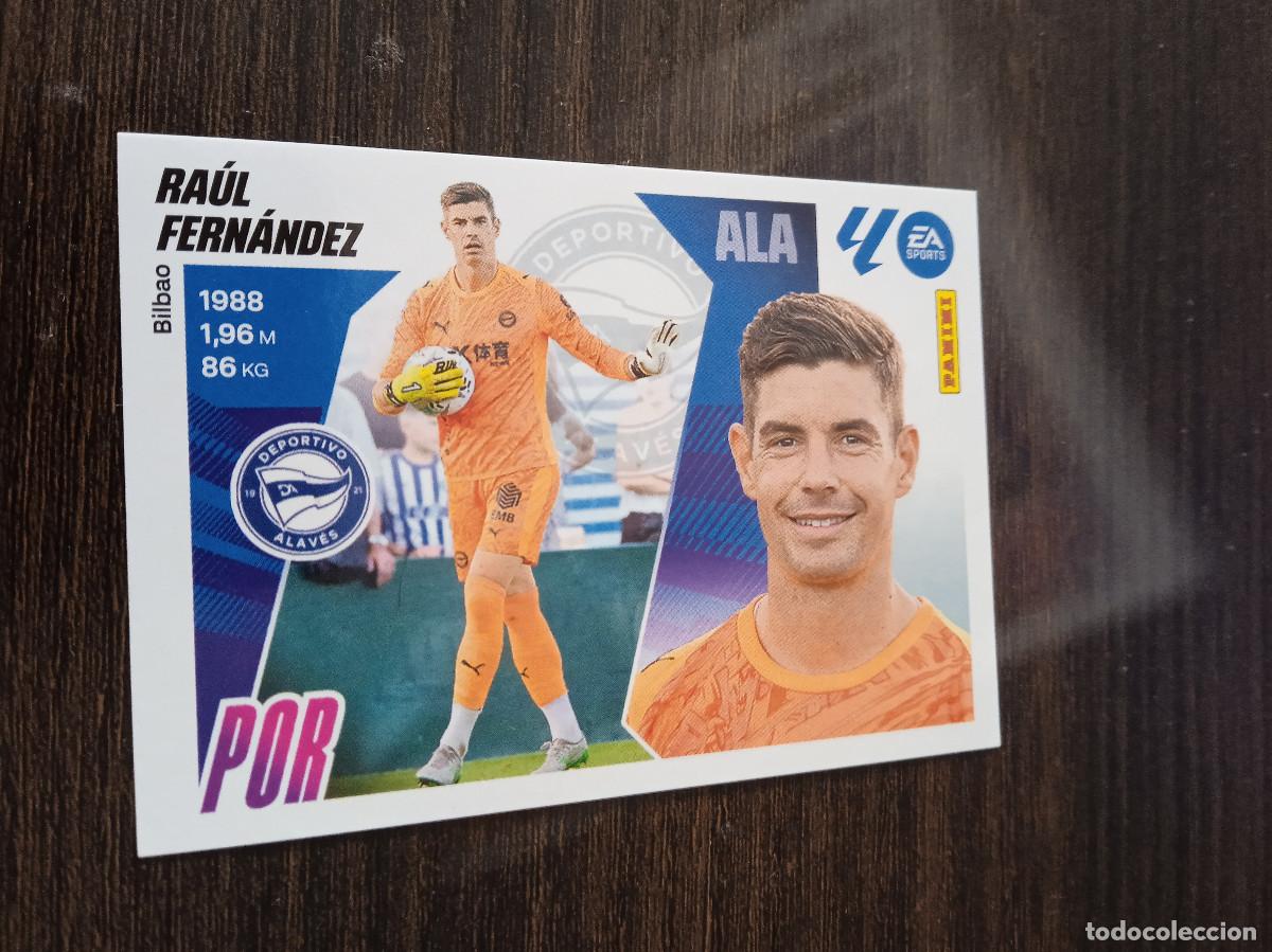 Figurine di Calcio: Como Panini Liga Este 2025/2026 25/26 Alaves Raul Fernandez 4 BIS COLOCA