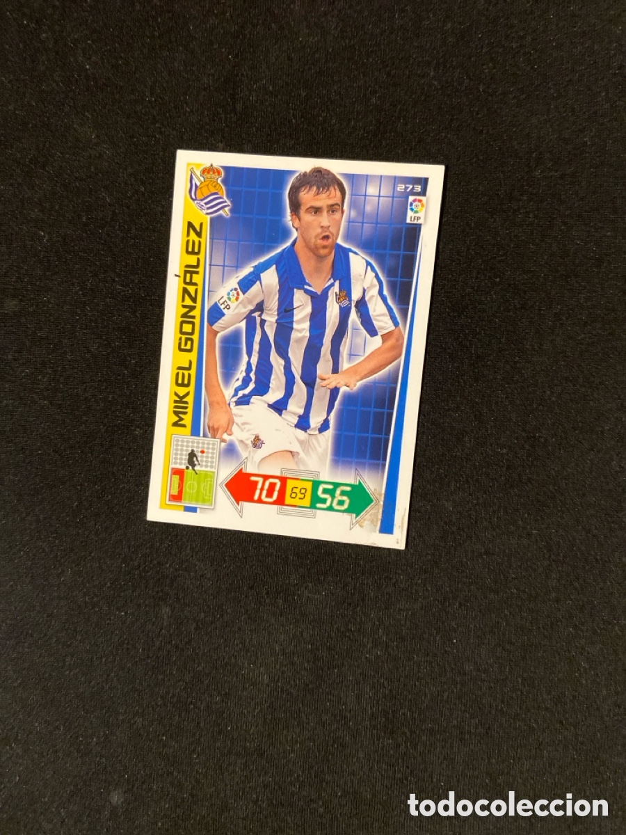 Cromos de f&uacute;tbol: MIKEL GONZALEZ 273 (REAL SOCIEDAD) 2012-2013 12 13 ADRENALYN PANINI CROMO CARTA A-2