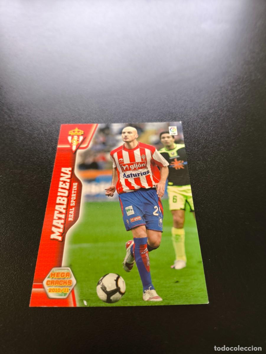 Cromos de F&uacute;tbol: 298 MATABUENA SPORTING DE GIJON MEGACRACKS PANINI ALBUM LIGA 2010 2011 10 11 NO ESTE