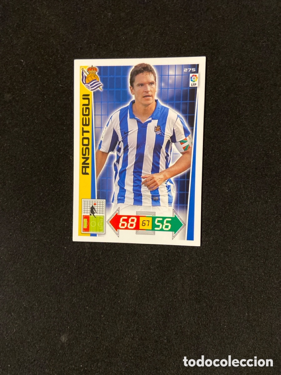 Cromos de Futebol: ANSOTEGUI 275 (REAL SOCIEDAD) 2012-2013 12 13 ADRENALYN PANINI CROMO CARTA A-2