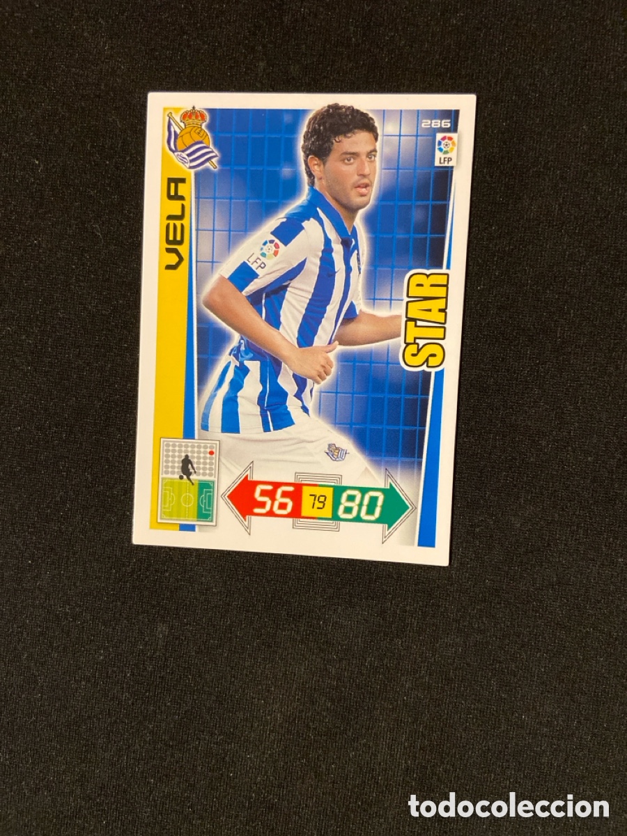 Cromos de f&uacute;tbol: VELA 286 (REAL SOCIEDAD) 2012-2013 12 13 ADRENALYN PANINI CROMO CARTA A-2