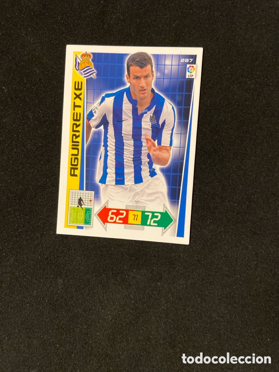 Cromos de Futebol: AGUIRRETXE 287 (REAL SOCIEDAD) 2012-2013 12 13 ADRENALYN PANINI CROMO CARTA A-2