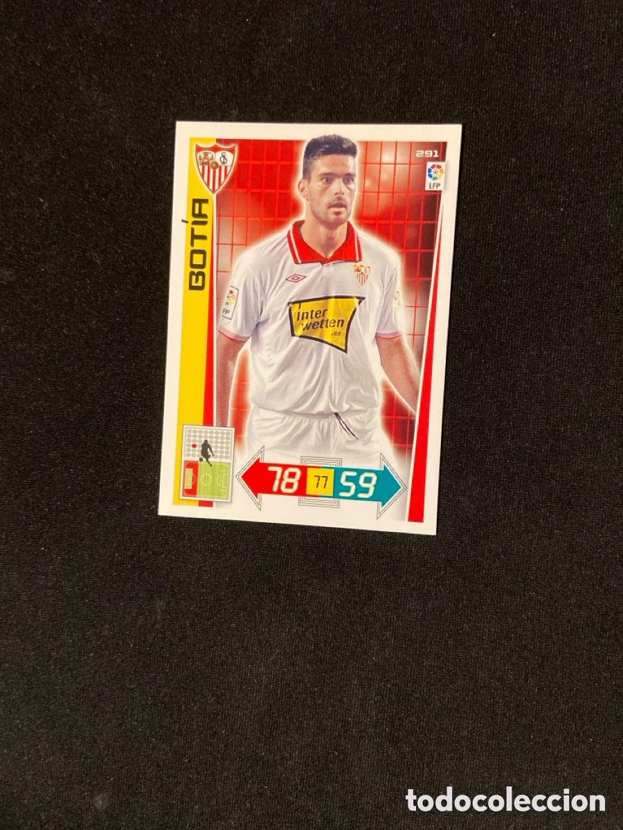 Cartes &agrave; collectionner de Football: BOTIA 291 (SEVILLA) 2012-2013 12 13 ADRENALYN PANINI CROMO CARTA A-2