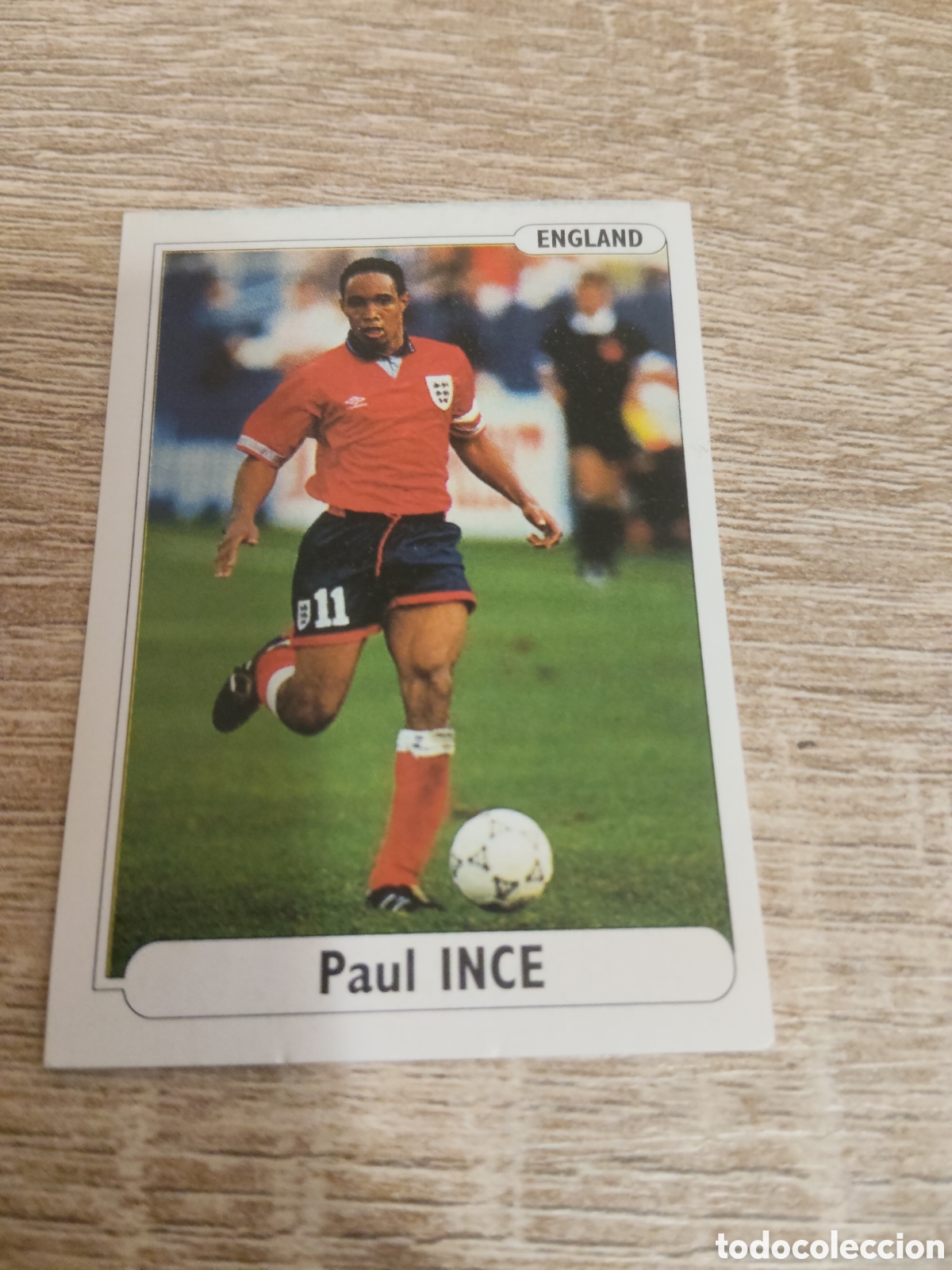 Cromos de f&uacute;tbol: Euro foot 96 DS 18 Paul Ince Inglaterra