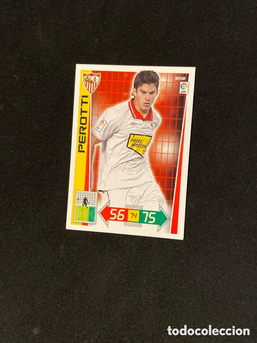 Cromos de Futebol: PEROTTI 302 (SEVILLA) 2012-2013 12 13 ADRENALYN PANINI CROMO CARTA A-2