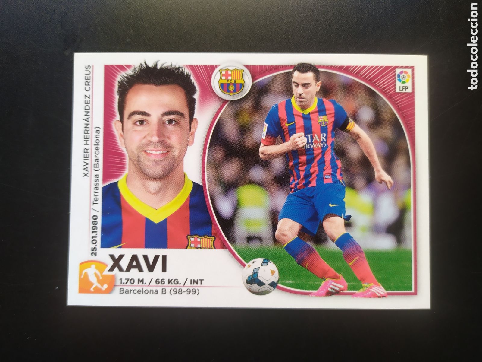 Fu&szlig;ball-Sticker: Liga este 2014 2015 14 15 panini Xavi n&deg; 10 Barcelona