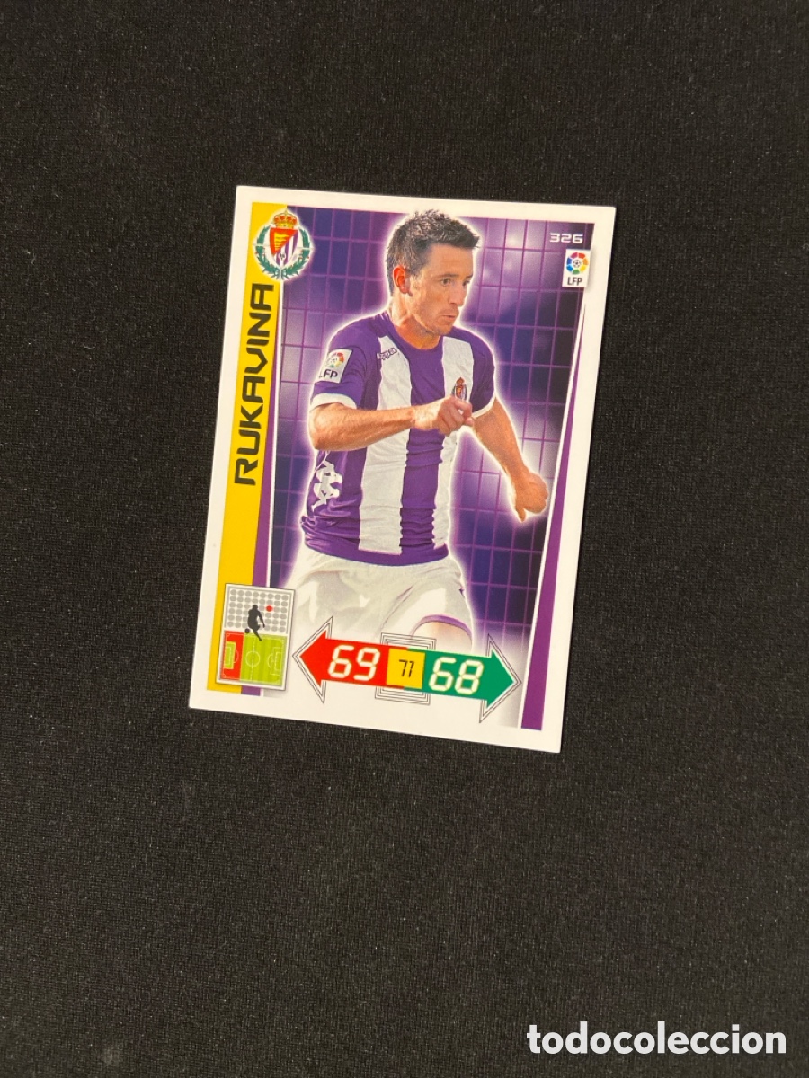 Cromos de Futebol: RUKAVINA 326 (VALLADOLID) 2012-2013 12 13 ADRENALYN PANINI CROMO CARTA A-2