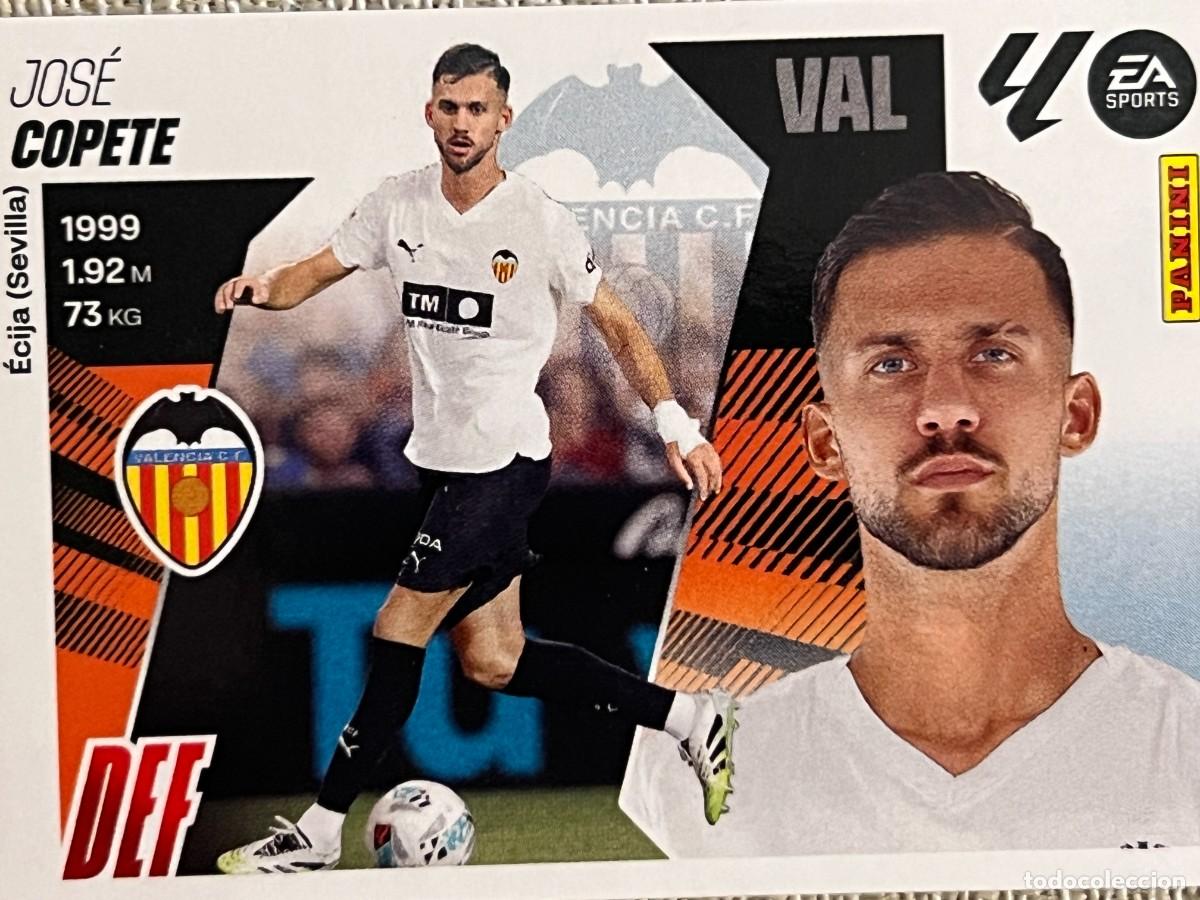 Fu&szlig;ball-Sticker: N&ordm; 6 BIS JOSE COPETE, COLOCA, VALENCIA CF, ESTE 25 26 2025 2026