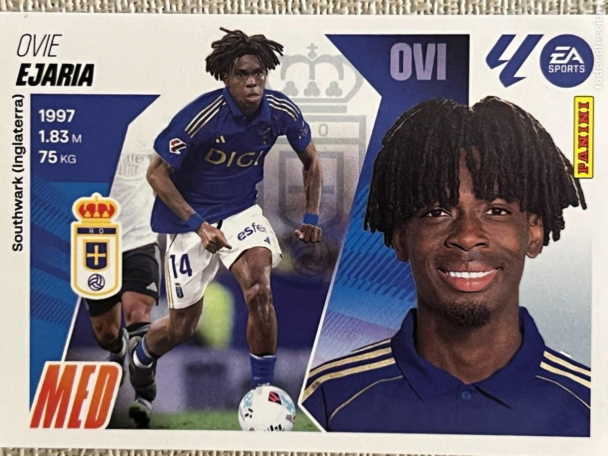 Fu&szlig;ball-Sticker: 10 EJARIA OVIEDO 3&ordf; EDICION ESTE 25 26 2025 2026
