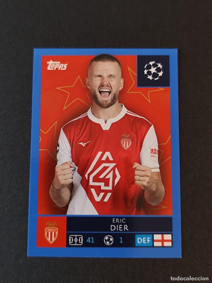 Cartes &agrave; collectionner de Football: 75 ERIC DIER MONACO PARALELA AZUL BLUE STICKER CHAMPIONS LEAGUE 2025 2026 25 26 TOPPS