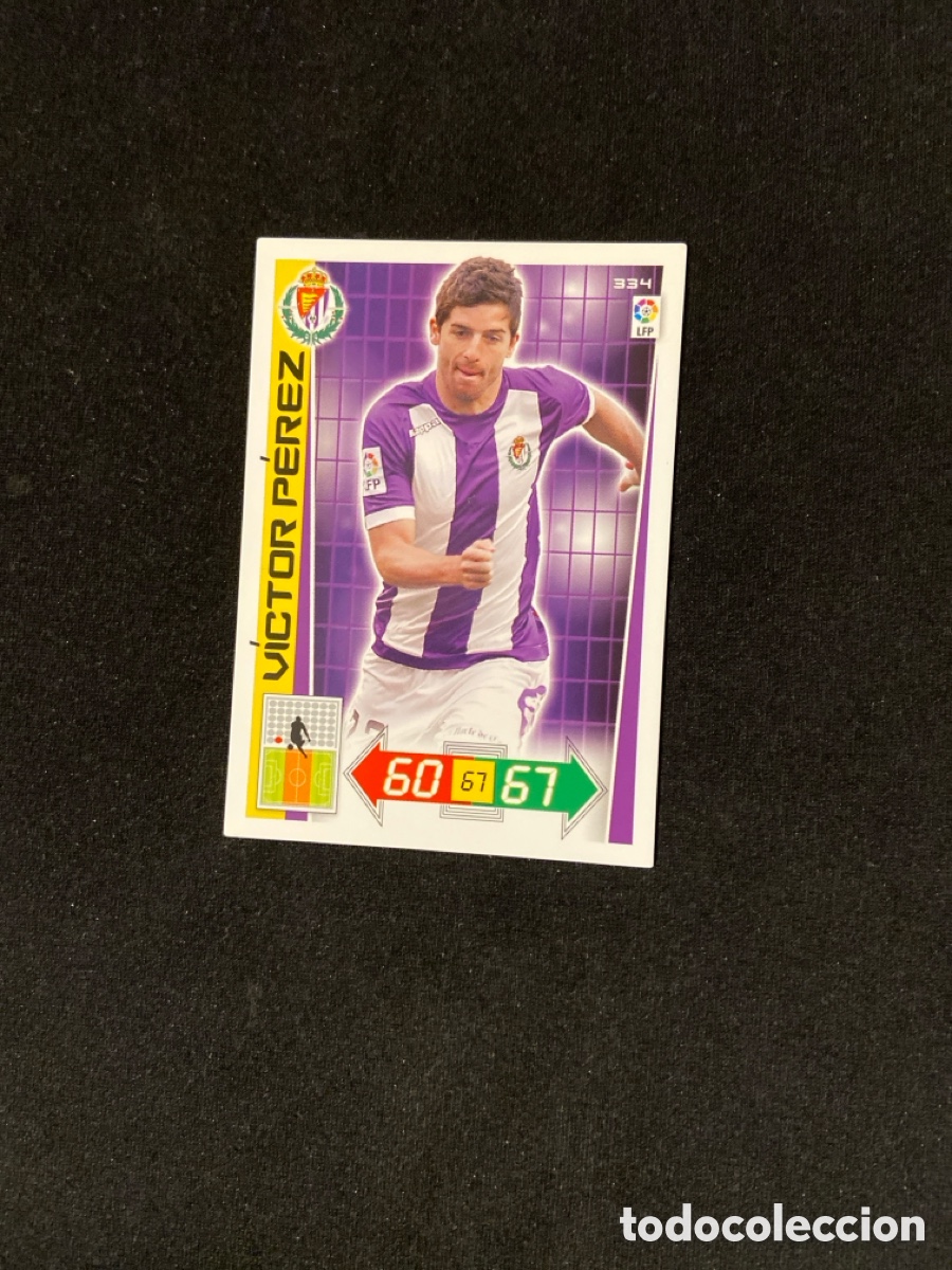 Football Stickers: VICTOR PEREZ 334 (VALLADOLID) 2012-2013 12 13 ADRENALYN PANINI CROMO CARTA A-2