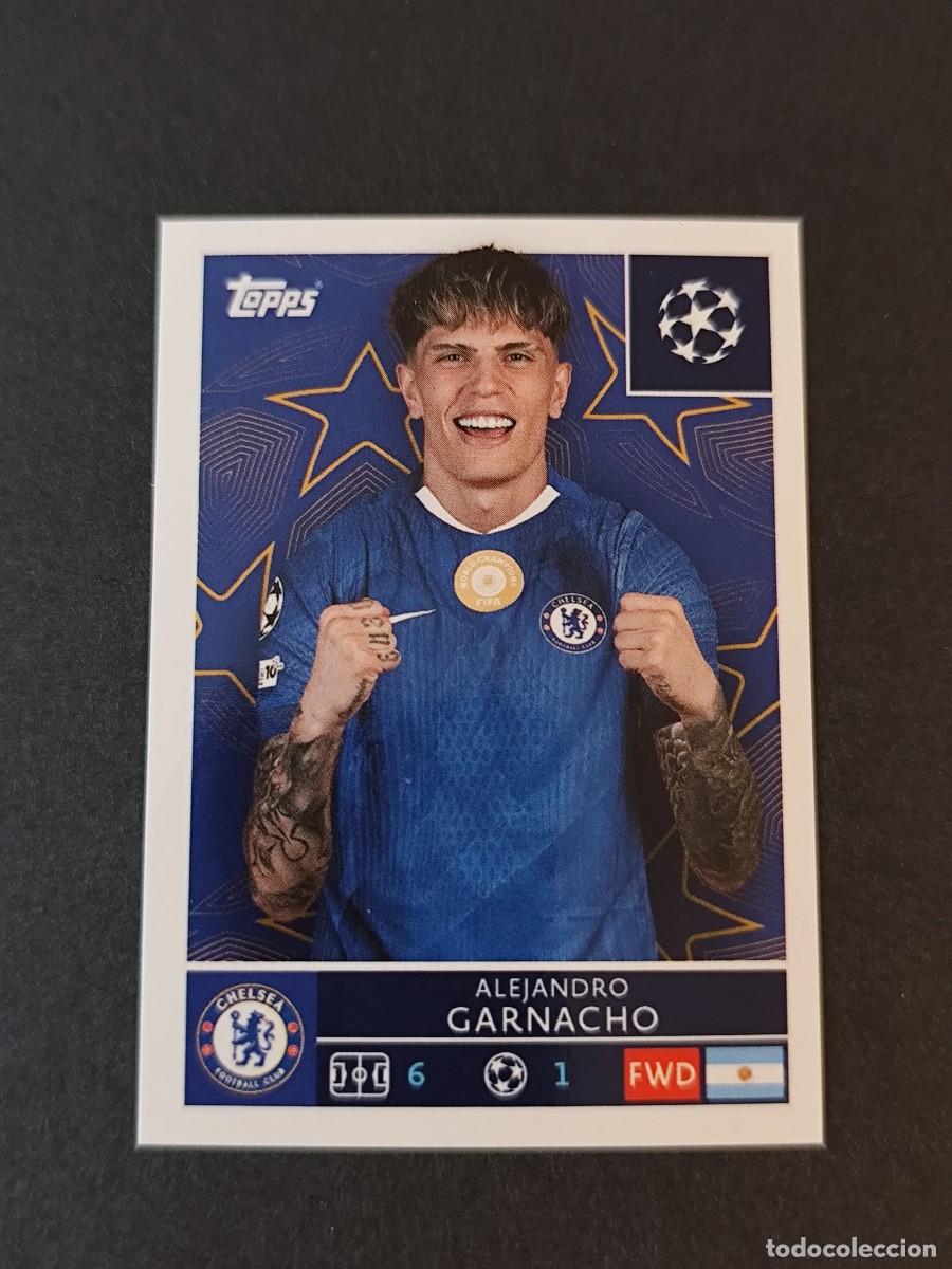 Figurine di Calcio: 163 ALEJANDRO GARNACHO CHELSEA STICKER CHAMPIONS LEAGUE 2025 2026 25 26 TOPPS