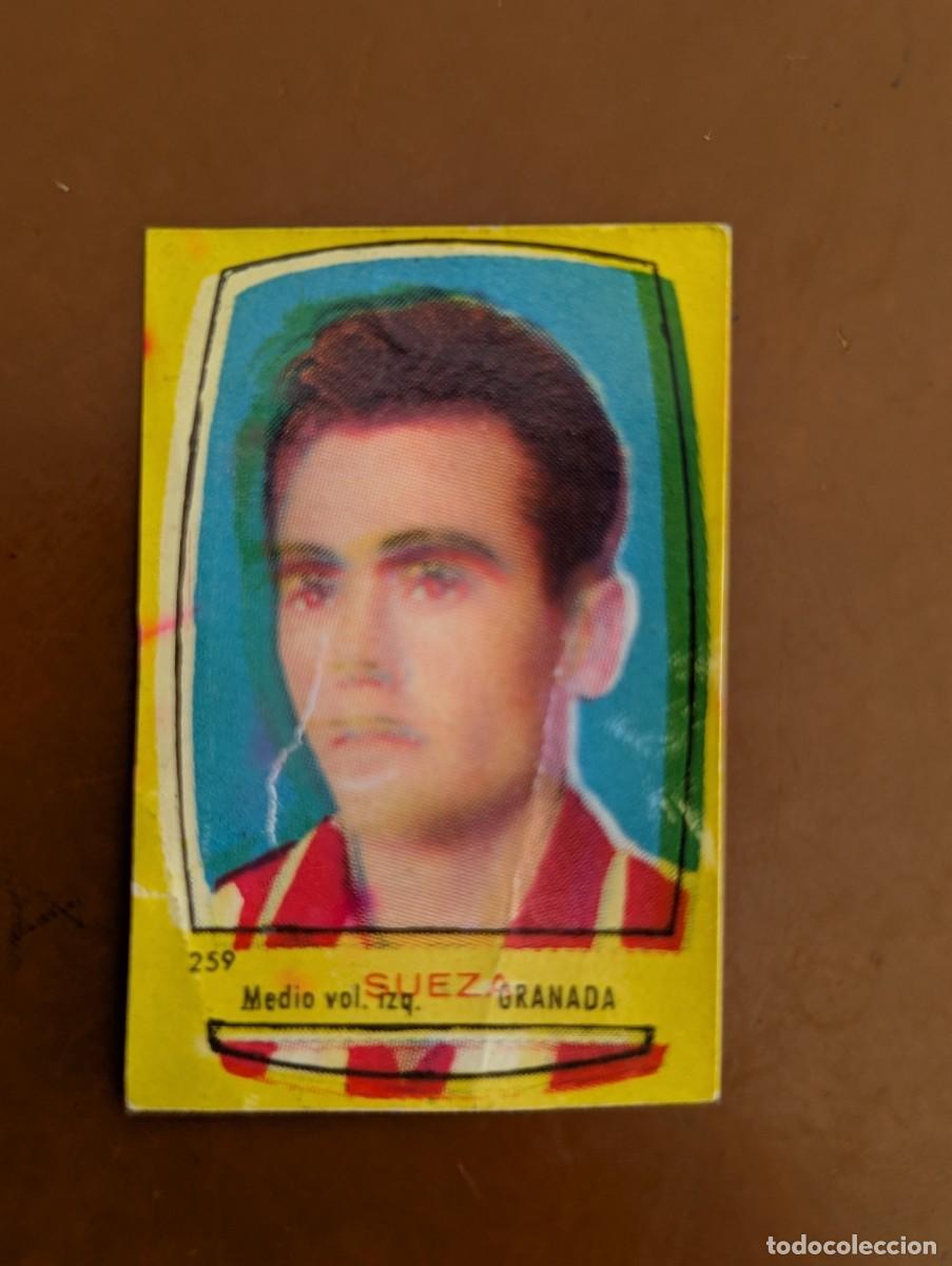 Fu&szlig;ball-Sticker: RARO CROMO NUEVO VERY RARE CARD SUEZA GRANADA CF CAMPEONES 1954 1955 54/55 BRUGUERA FUTBOL ANDALUCIA