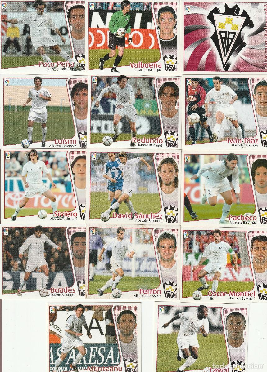Cromos de Futebol: 10382 - 14 CROMO NUEVOS LIGA ESTE 04 05 ALBACETE BALOMPI&Eacute;