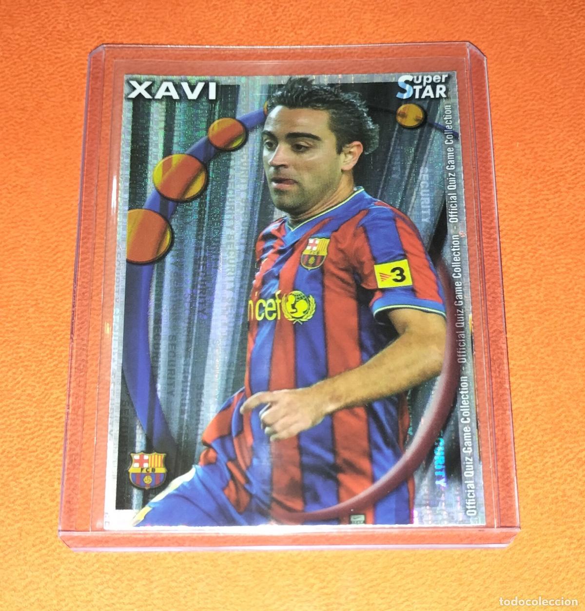 Cromos de f&uacute;tbol: 23 XAVI HERNANDEZ SUPERSTAR SECURITY LIMITED CARD FC BARCELONA MUNDICROMO QUIZ GAME 2010 2011 10 11