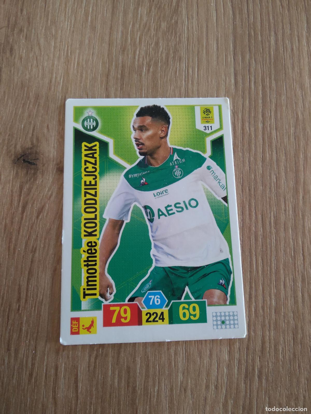 Figurine di Calcio: 311 KOLODZIEJCZAK SAINT-ETIENNE CROMO FUTBOL PANINI LIGUE 1 FOOT 19-20 FRANCIA ADRENALYN 2019-2020