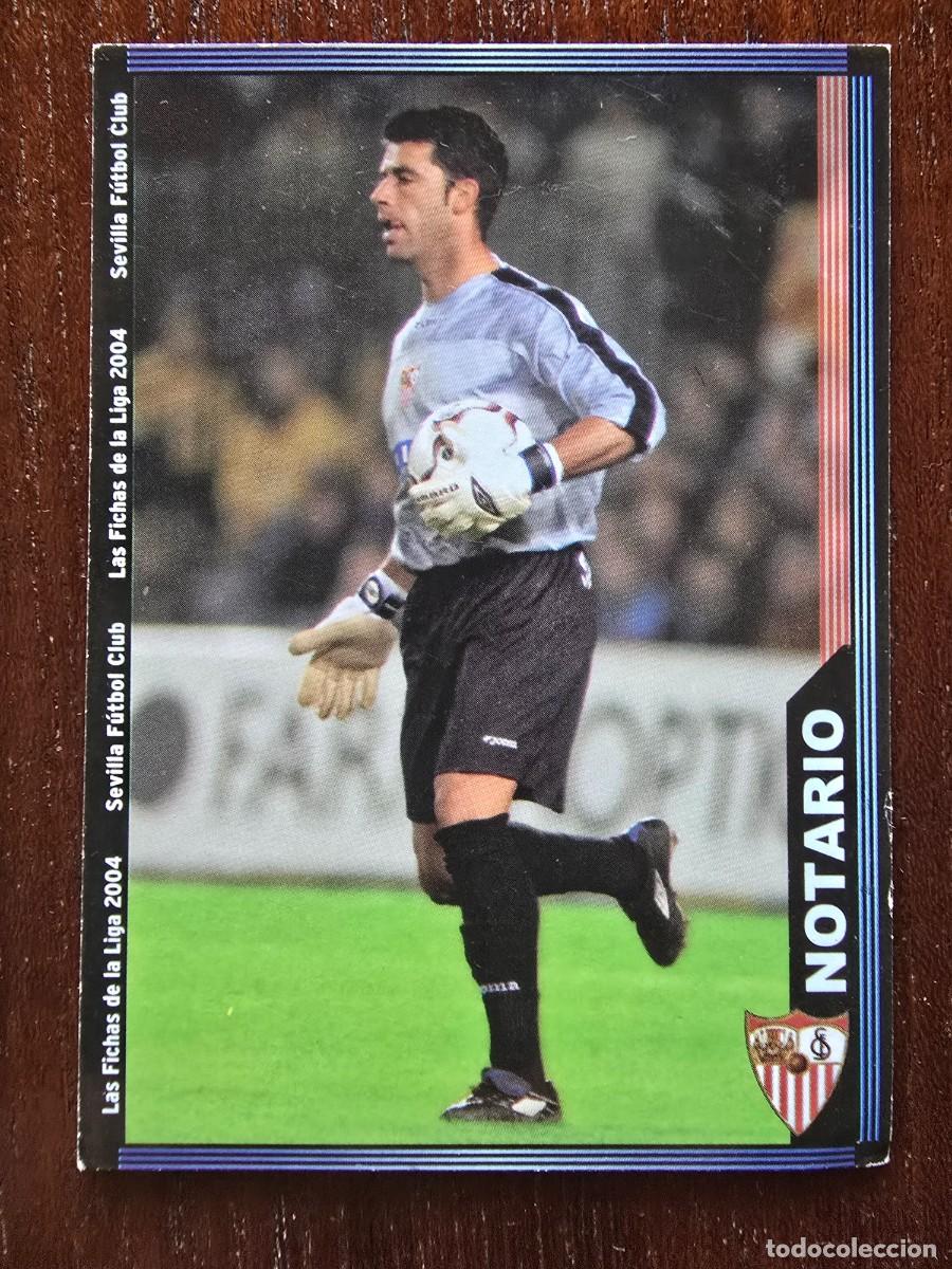 Fu&szlig;ball-Sticker: Cromo Futbol.Fichas Liga 2004.Notario Sevilla.Mundicromo